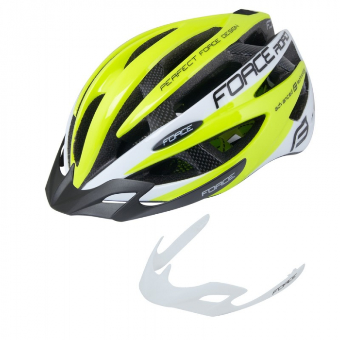 Casca Force Road fluo/alb L-XL (58-63 cm) [3]