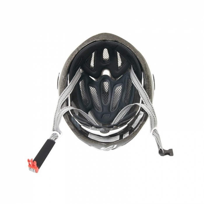 Casca Force Road Junior, alb-negru, XS-S (48-54 cm) [5]