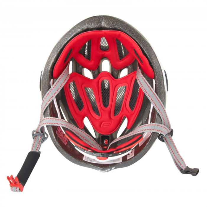 Casca FORCE ROAD junior, negru-alb-gri, XS -S (48-54 cm) [4]