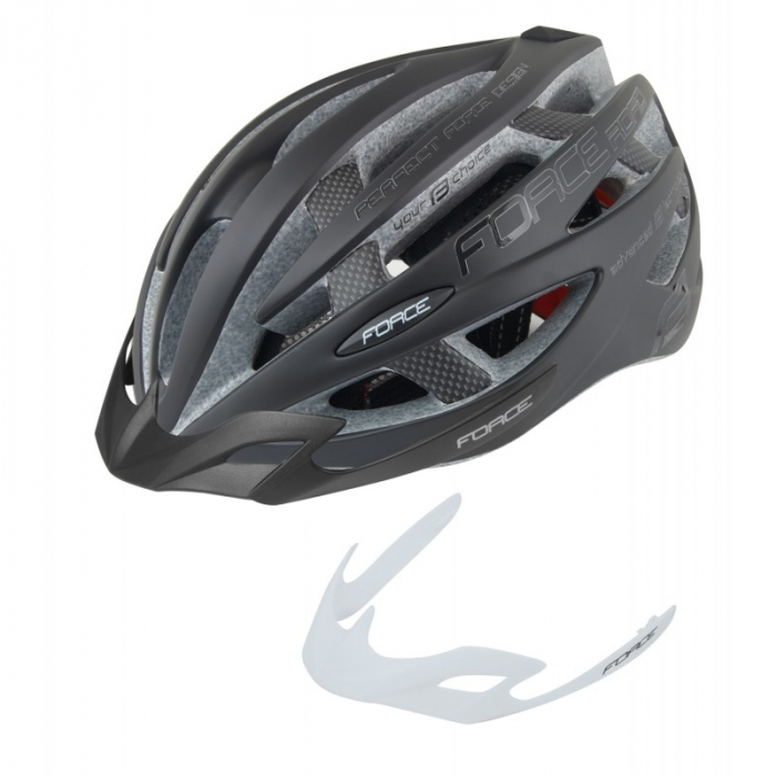 Casca Force Road Negru Mat/Lucios L-XL (58-63 cm) [5]