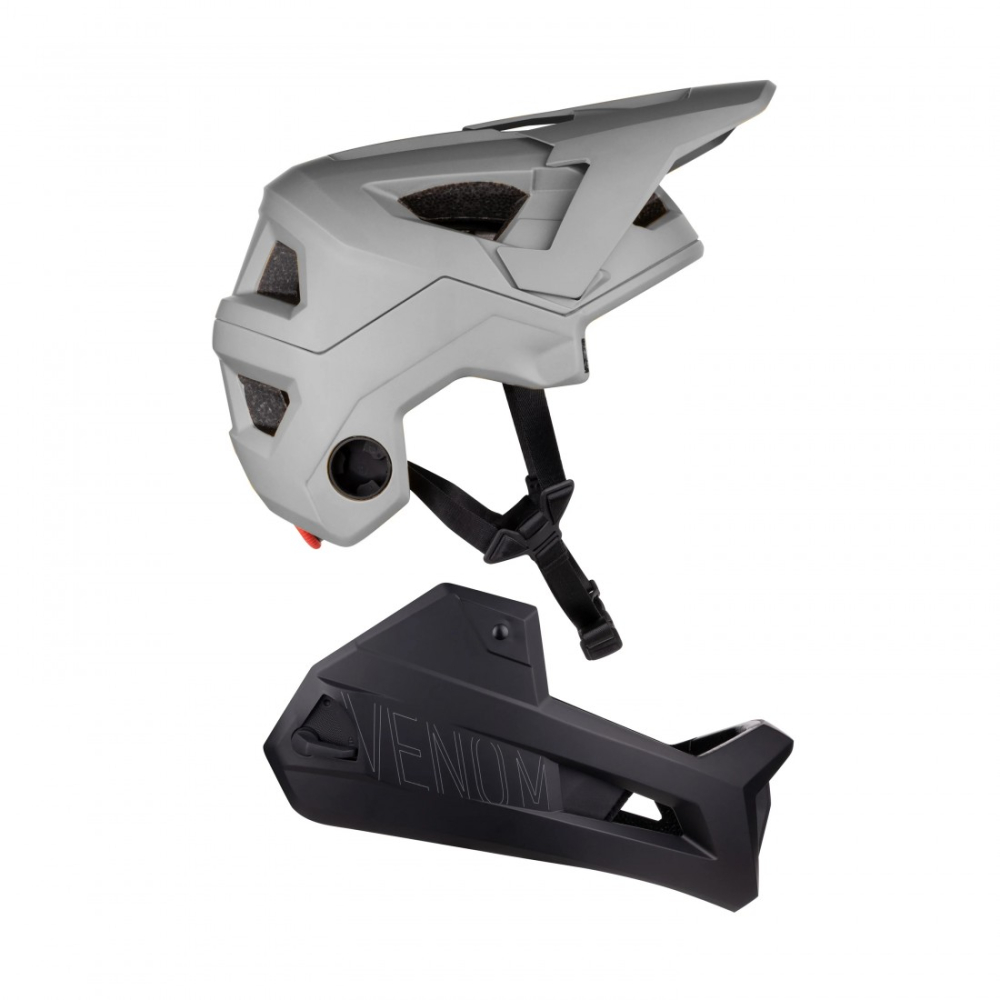 Casca Force VENOM downhill, gri-negru S-M [7]