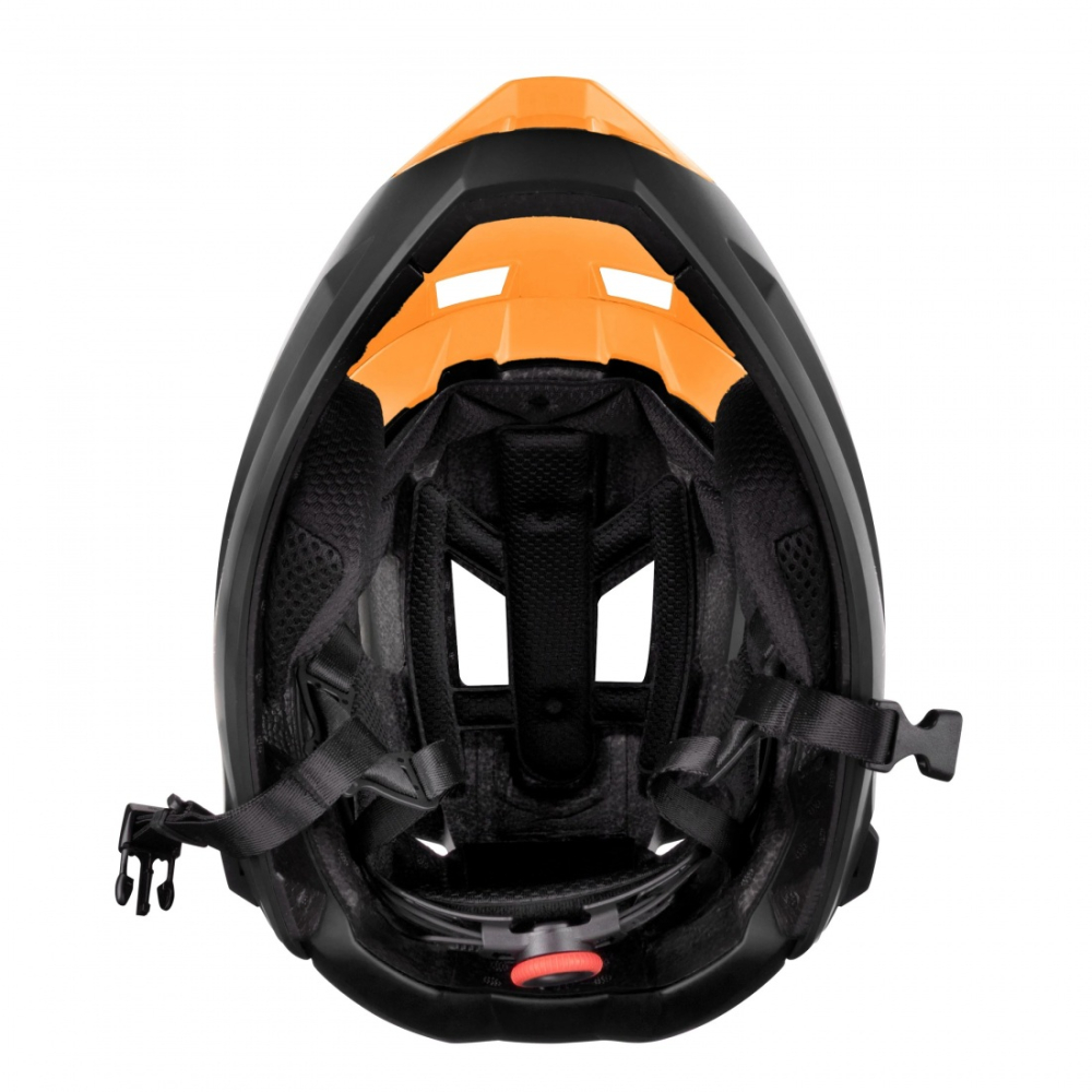 Casca Force VENOM downhill, portocaliu-negru L-XL [5]