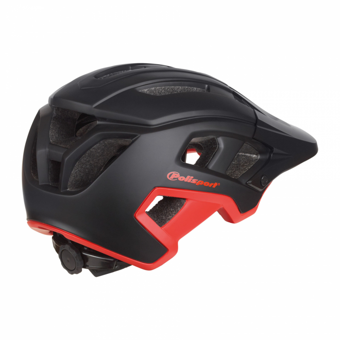Casca Polisport Mountain Pro - 55-58 cm, M, Negru-Rosu [2]