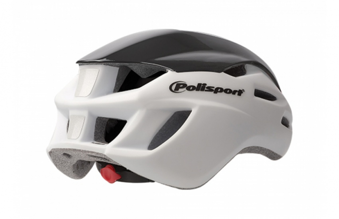 Casca Road Polisport Aero Marime M Alb/Negru/Galben [2]