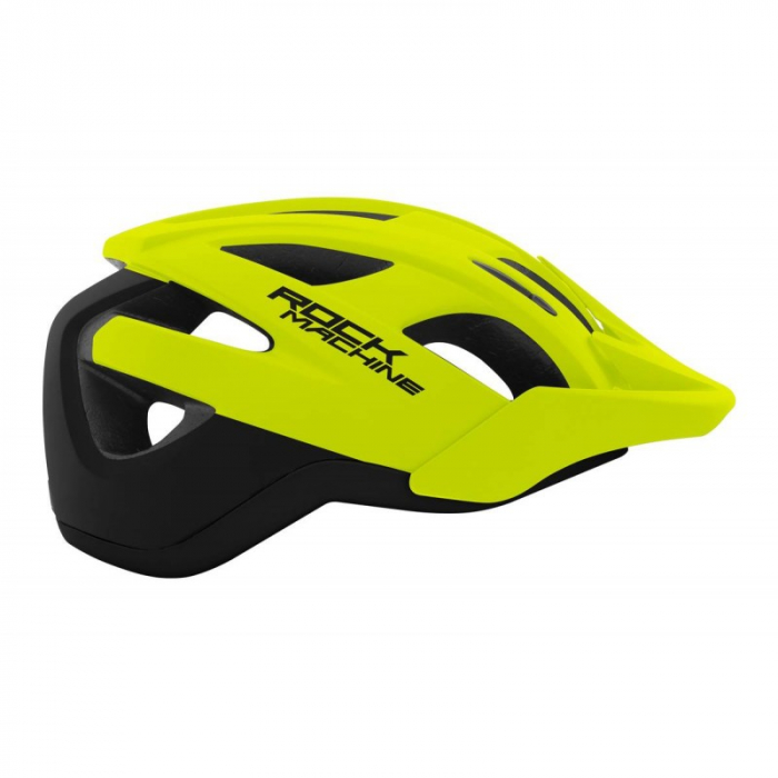 Casca Rock Machine Trail Pro negru/verde fluo M-L (58-61 cm) [5]
