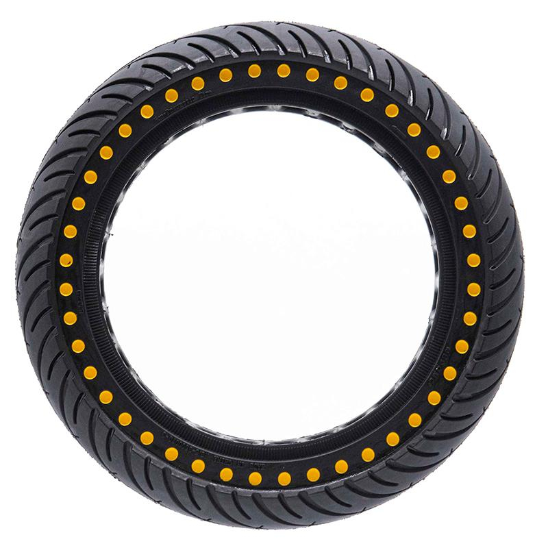 Cauciuc plin antiexplozie pentru trotineta electrica Xiaomi (8 1/2X2) cu buline galbene [2]