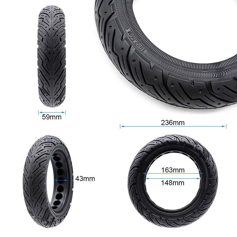 Cauciuc plin antiexplozie pentru trotinete electrice 10 inch 10 X 2,5 (janta de 44mm) [3]