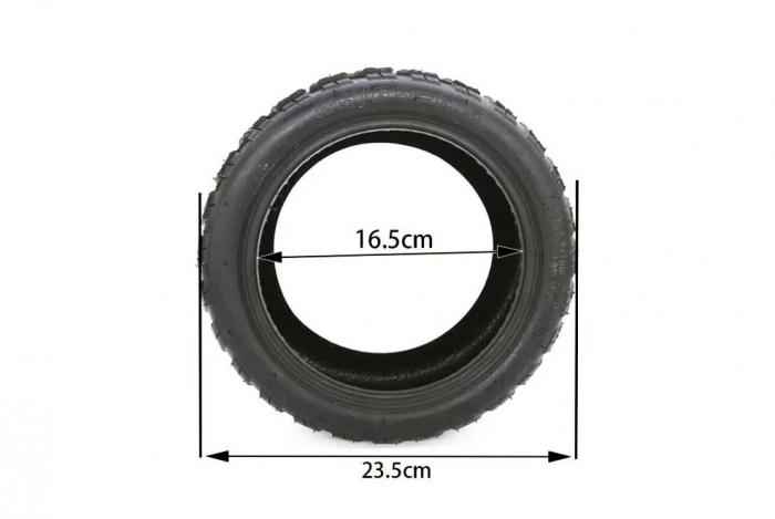 Cauciuc trotineta electrica 10 x 3 inch, 85/65-6.5 tubeless [3]