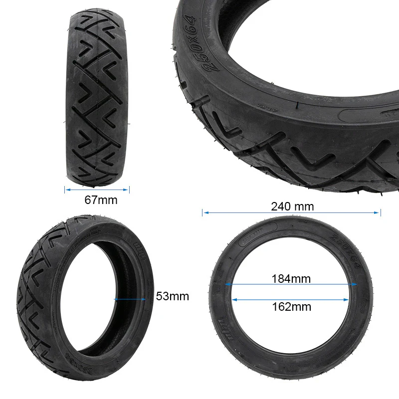Cauciuc trotineta electrica tubeless 250x64 [4]