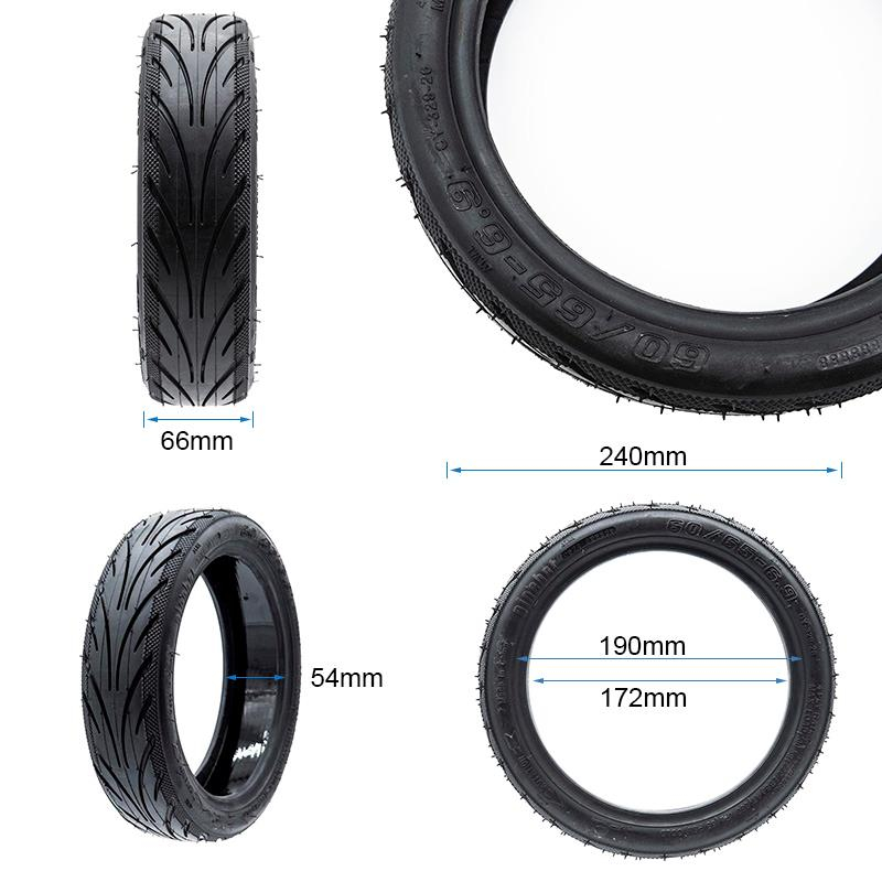 Cauciuc Tubeless cu gel Cityroad pentru trotineta electrica 60/65-6.9 [4]