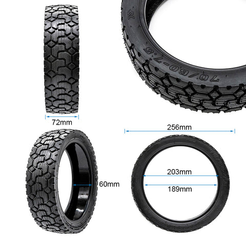 Cauciuc tubeless cu gel trotineta electrica Ninebot ZT3 Pro (70/60-7.5) [2]