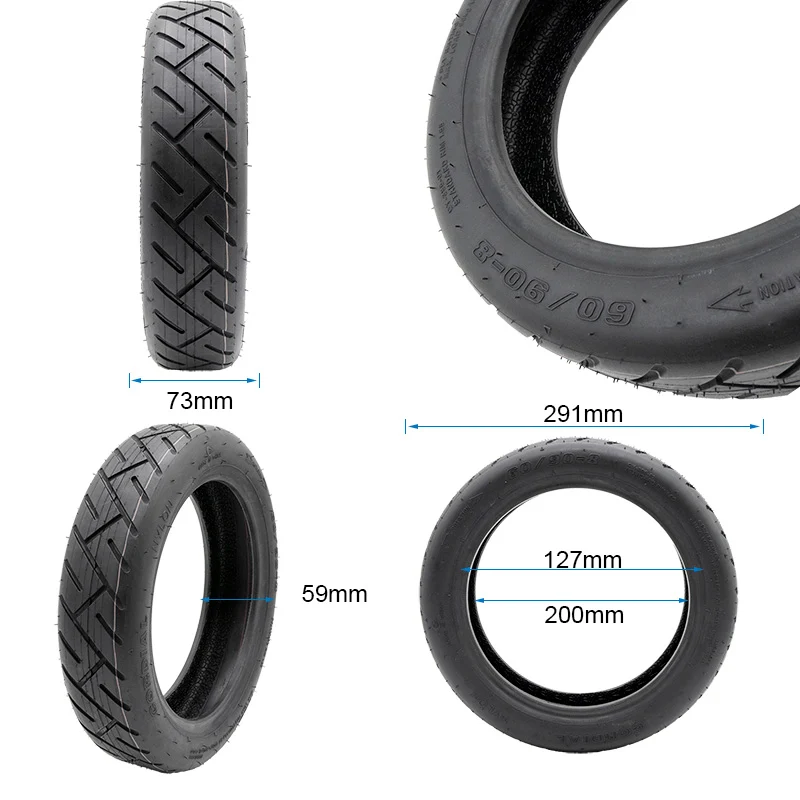 Cauciuc tubeless trotineta electrica Xiaomi Mi6 (60/90-8) [2]