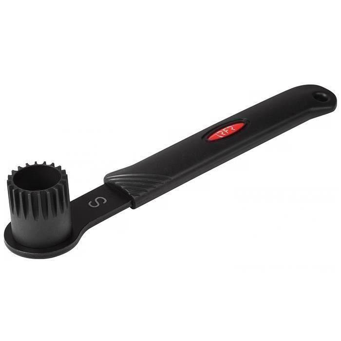 CHEIE BUTUC PEDALIER CU CANELURI RFR 40204 NEGRU [2]