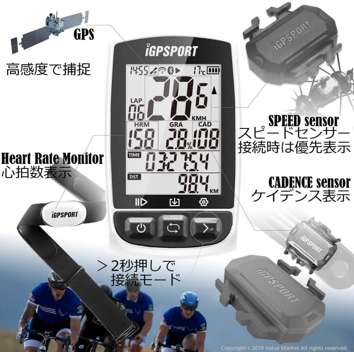 Ciclocomputer pentru bicicleta cu GPS, iGPSPORT iGS50E [5]