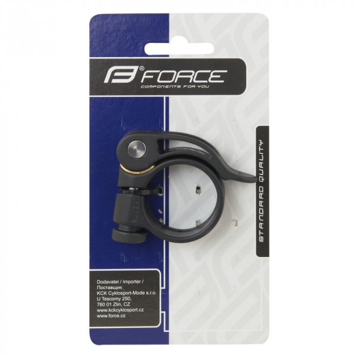 Colier Force cu clema C4.4 31.8 mm, Al, negru mat [2]