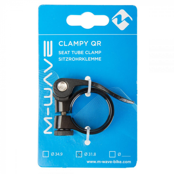 Colier Tija Sa M-WAVE ”CLAMPY QR”-31.8 mm Negru [2]