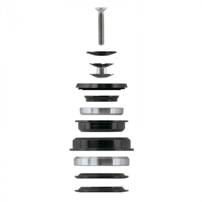 Cuvetarie Force Taper 1.1/8-1.1/2 semi-integrata 55mm, negru [2]