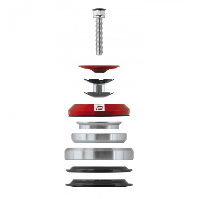 Cuvetarie Force Taper integrata 1.1/8-1.1/2 rosie [2]