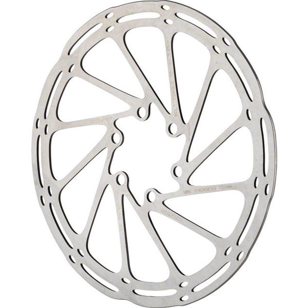 Disc frana bicicleta SRAM CenterLine 180mm, IS6, suruburi incluse, argintiu [1]