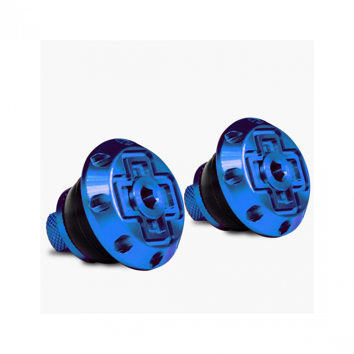 Dopuri de ghidon Muc-Off Disco Bar End Plugs Albastru [1]
