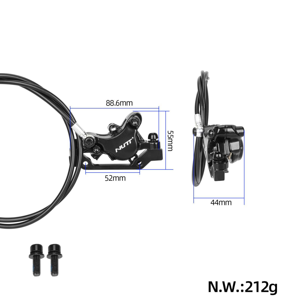 Etrier fata frana hidraulica NUTT trotineta electrica Kukirin G2 Master [5]