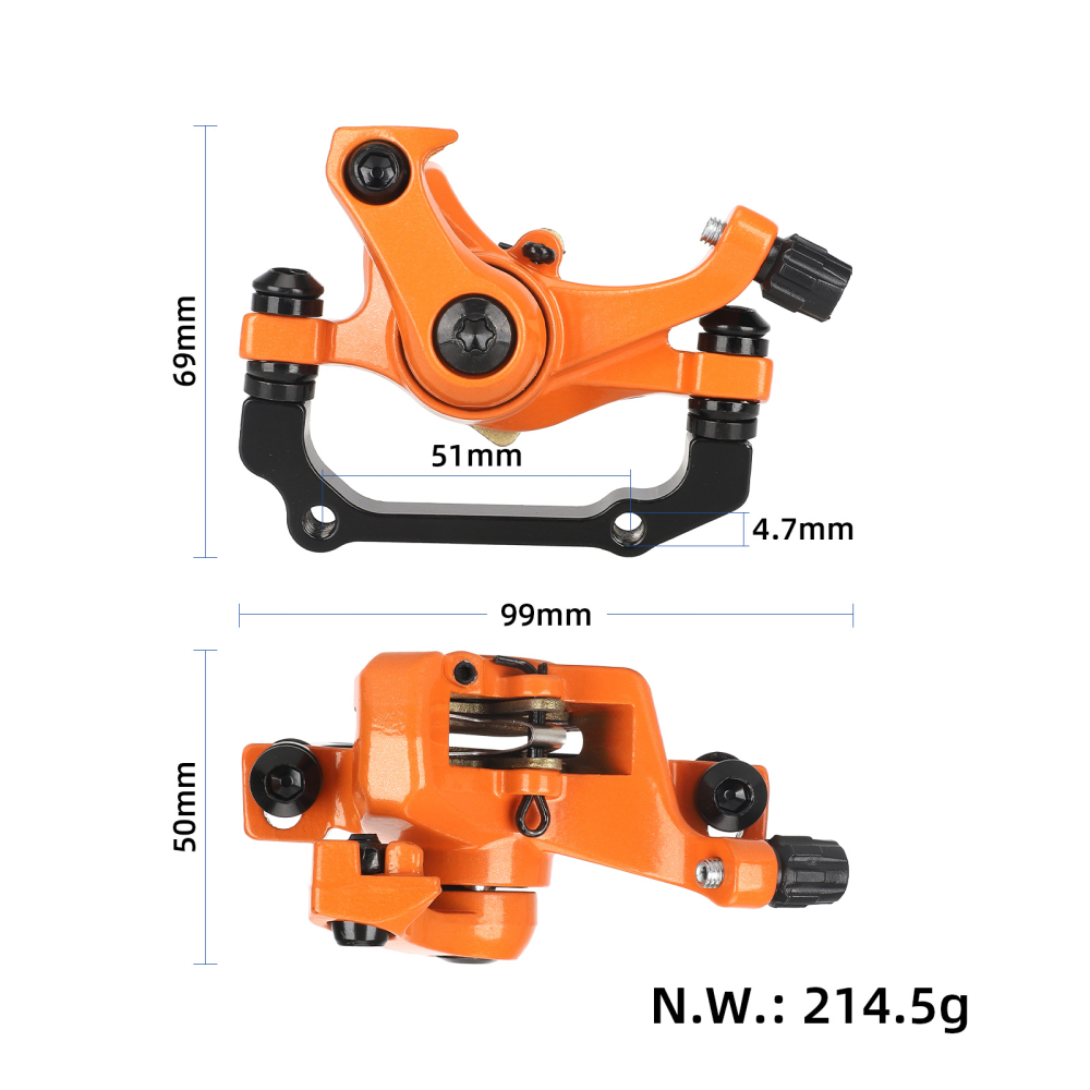 Etrier spate trotineta electrica Kukirin G2 2025 - model B - orange [2]