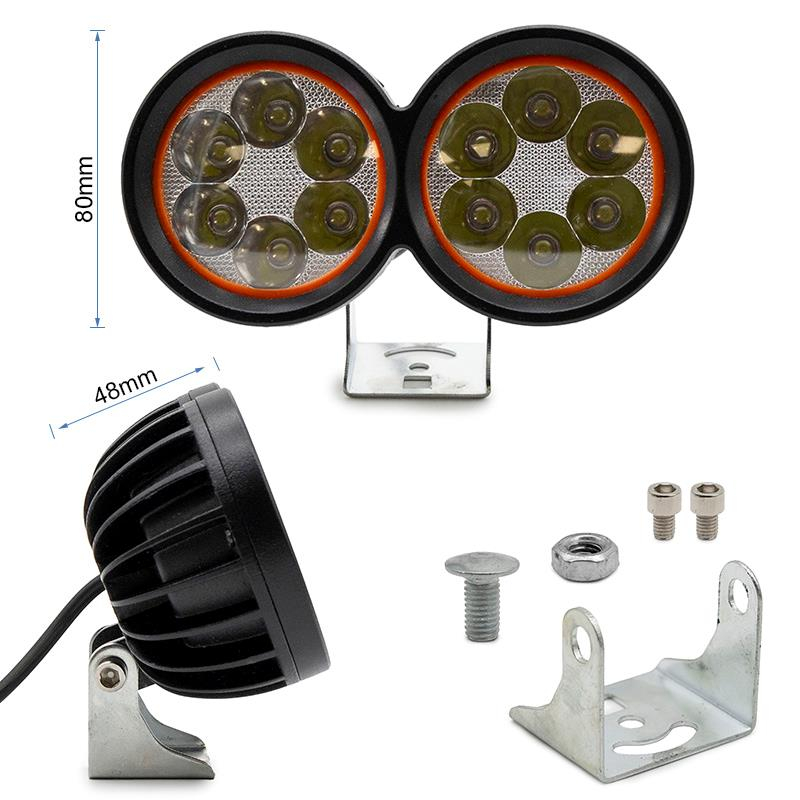 Far dublu cu LED EWLM001 (12-72V) [5]