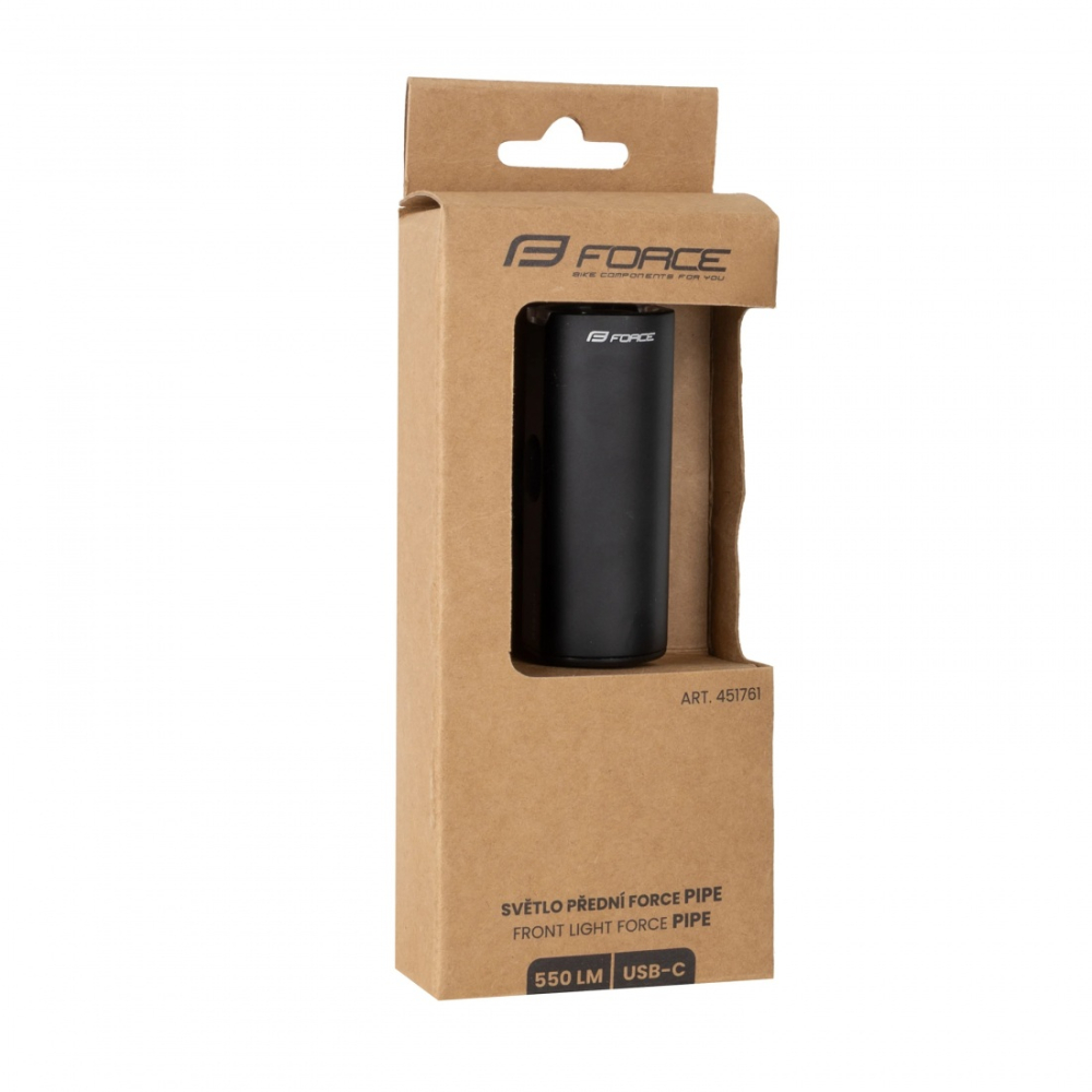 Far fata Force Pipe 550 Lumeni USB negru [5]
