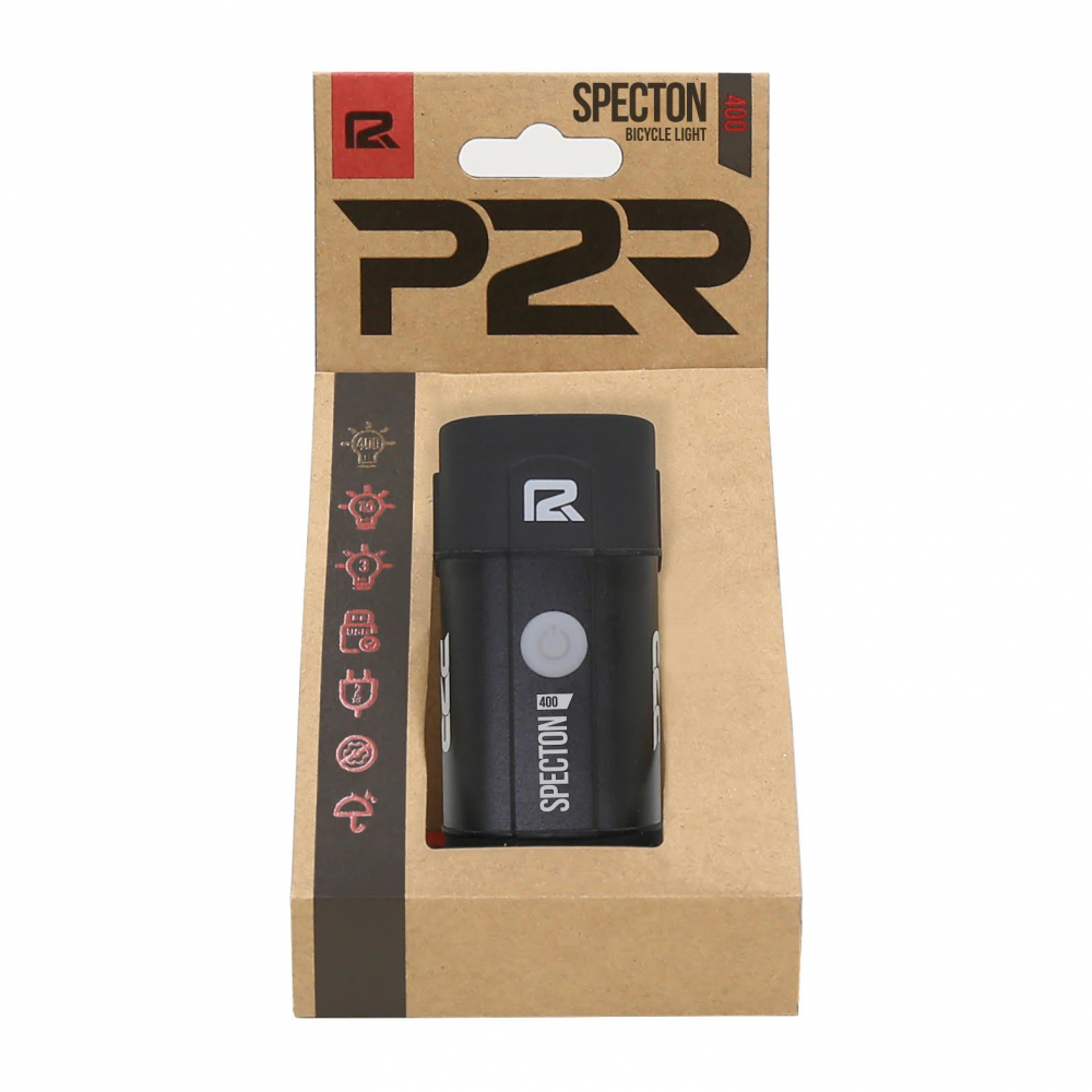 Far fata P2R Spection 400 Lumeni, Negru [5]