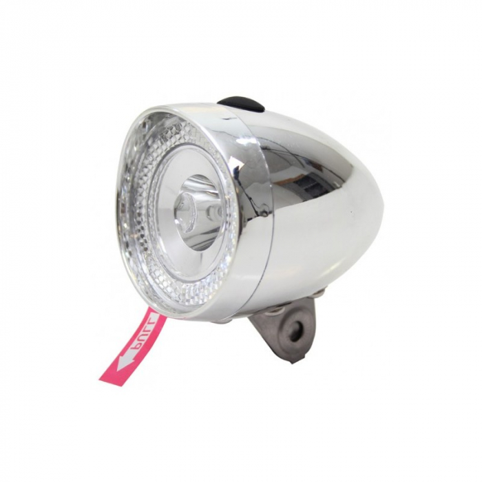 Far fata Union UN-4955 chrom cu baterii 1 led AM [1]