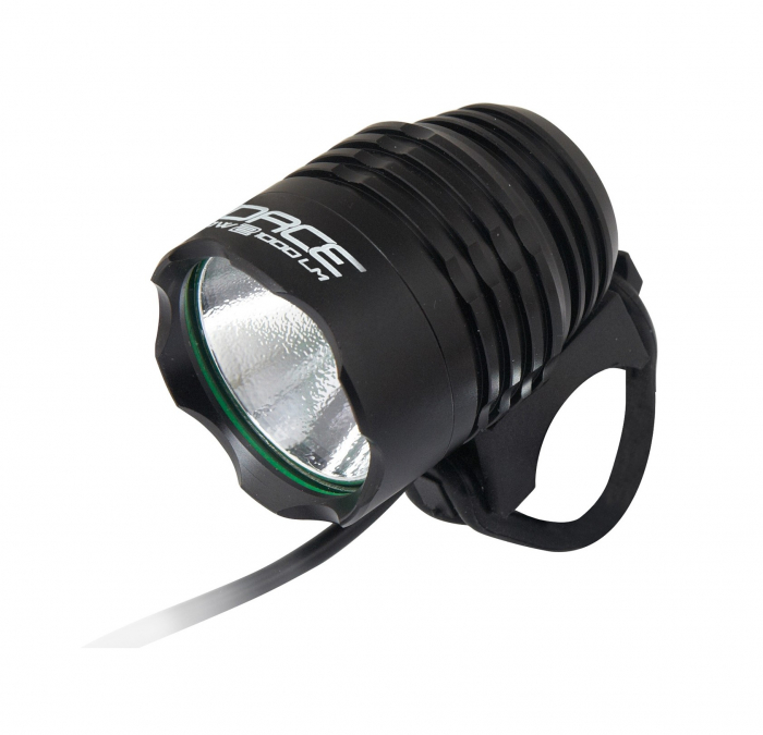 Far Led bicicleta fata Force Glow-3 1000 Lumeni, Cree Led, negru [1]