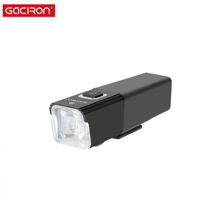 Far Led Bicicleta Gaciron V10L-800, Putere 800 lumeni, Baterie Reincarcabila 2500 mAh, Rezistenta la Apa IPX6, Aluminiu [3]