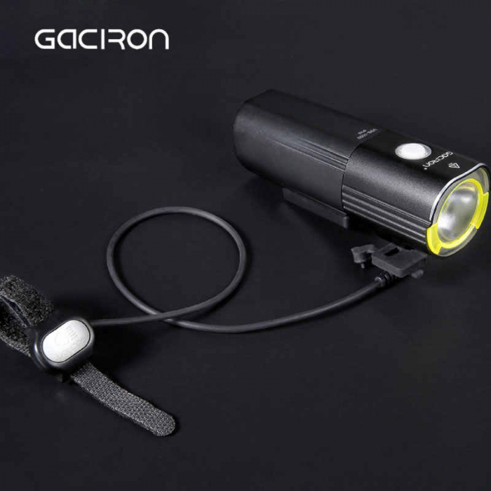 Far Led Bicicleta Gaciron V9SP-1260, Baterie reincarcabila 4500 mAh, Rezistenta la apa IPX6, Aluminiu [4]