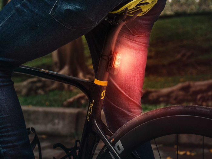 Faruri Set Topeak PowerLux Combo TMS098, Fata HeadLux 100Usb, Spate TailLux 25 Usb - Negru-Rosu [2]
