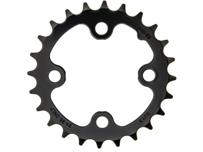 Foaie Angrenaj Sram Mtb BCD64 V1 - Otel, 24T, Negru [2]