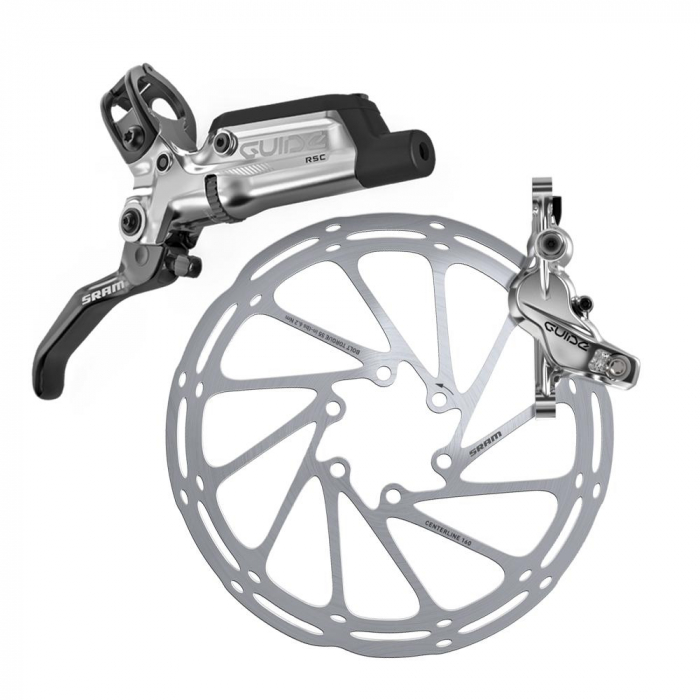 Frana Disc Hidraulica Sram Guide Rsc Fata-Stanga, L950, neagra, rotor+adaptor separat [1]