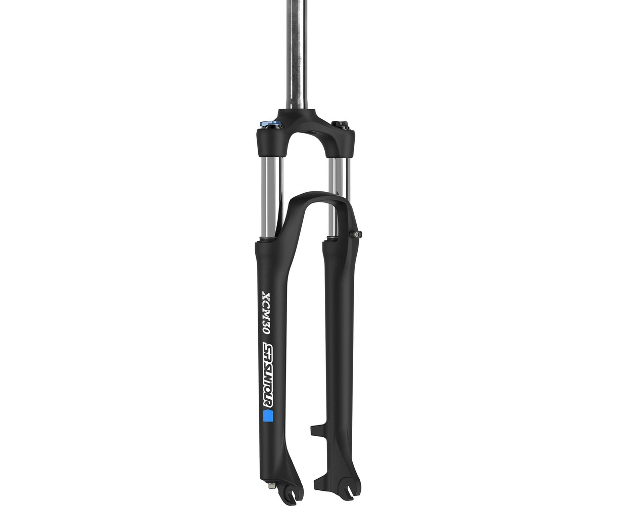 Furca Bicicleta Suntour XCM HLO - 27.5 Inch, 120mm, gat 1-1/8, LockOut, Negru Mat [3]