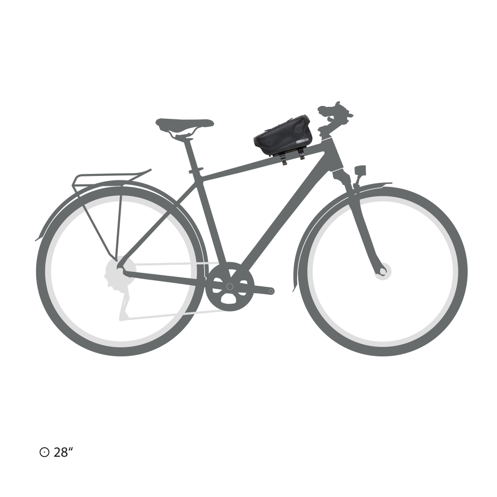GEANTA CADRU ORTLIEB TOPTUBE-BAG 1.5L Black [5]