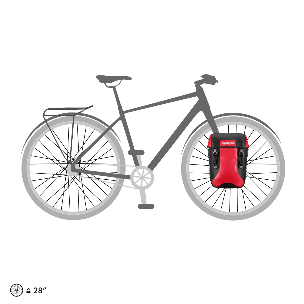 GEANTA FURCA ORTLIEB SPORT-PACKER 30L Red - black [5]