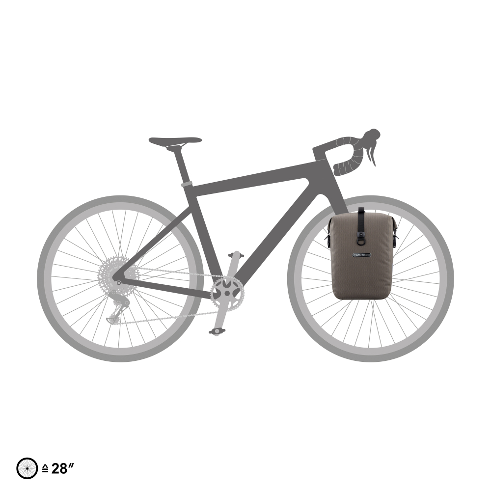 GEANTA FURCA/PORTBAGAJ ORTLIEB GRAVEL-PACK 14.5L Dark sand QL 3.1 [5]