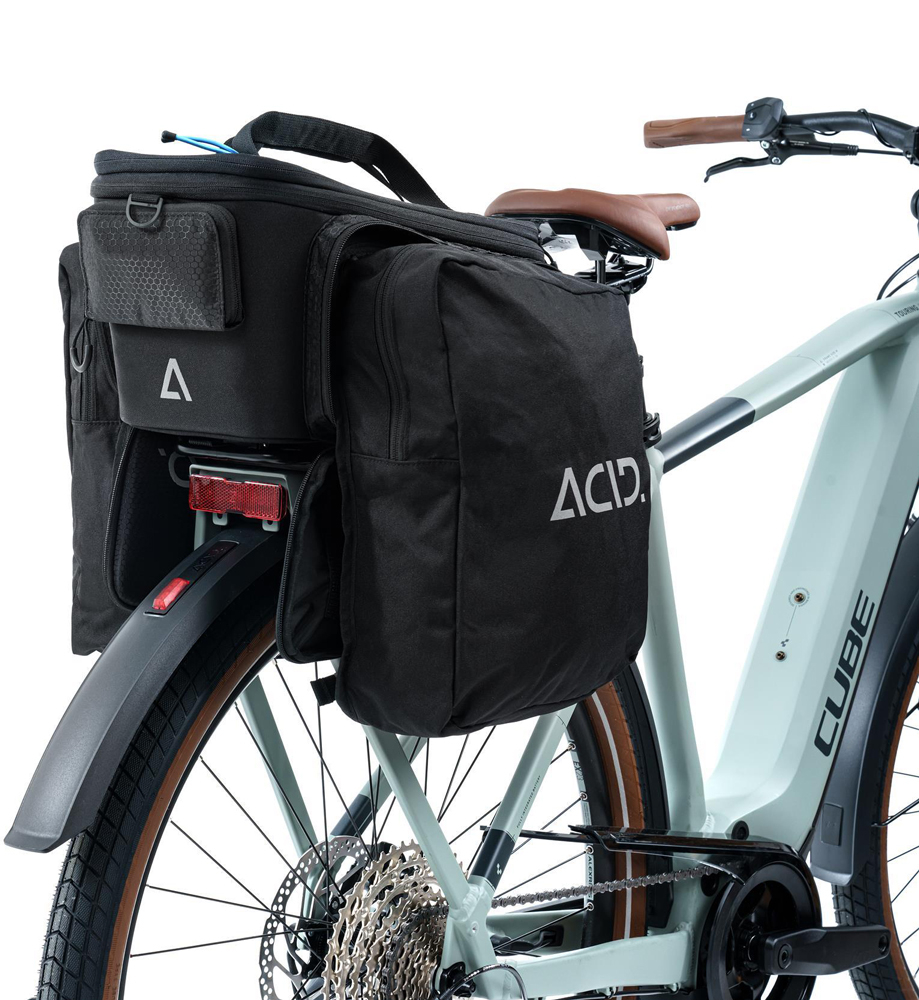 GEANTA PORTBAGAJ CUBE ACID PANNIERS TRUNK CITY 8+16 RILINK BLACK [2]
