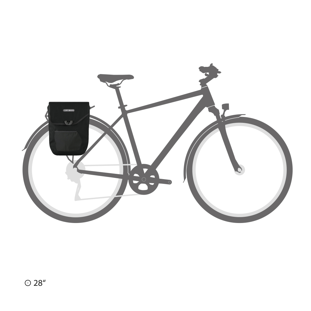 GEANTA PORTBAGAJ ORTLIEB PEDAL-MATE 16L Black [5]
