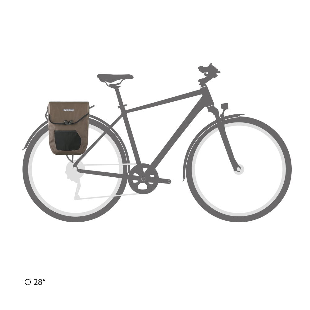 GEANTA PORTBAGAJ ORTLIEB PEDAL-MATE 16L Dark sand [5]