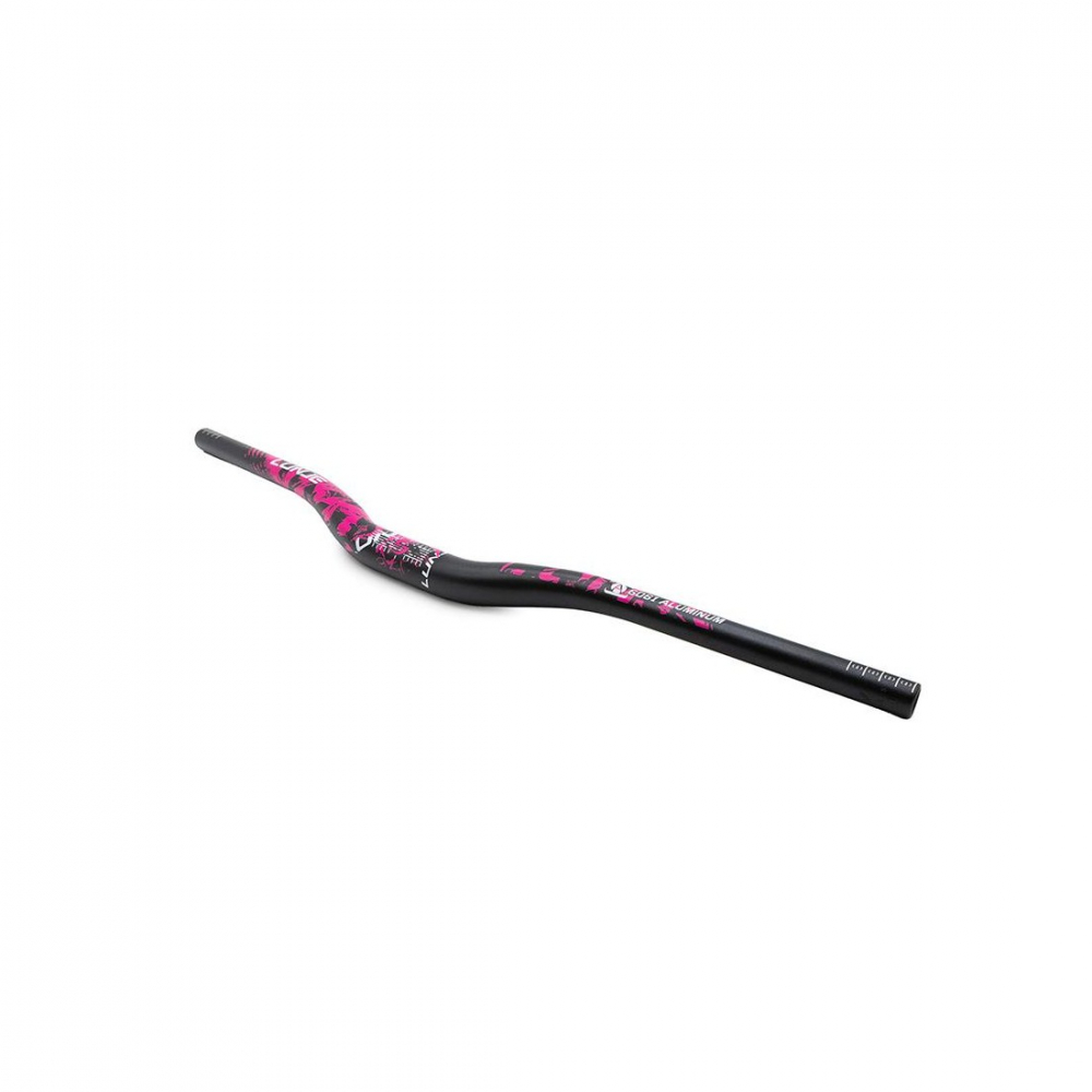 Ghidon 720mm cu rise 25mm negru/roz [1]