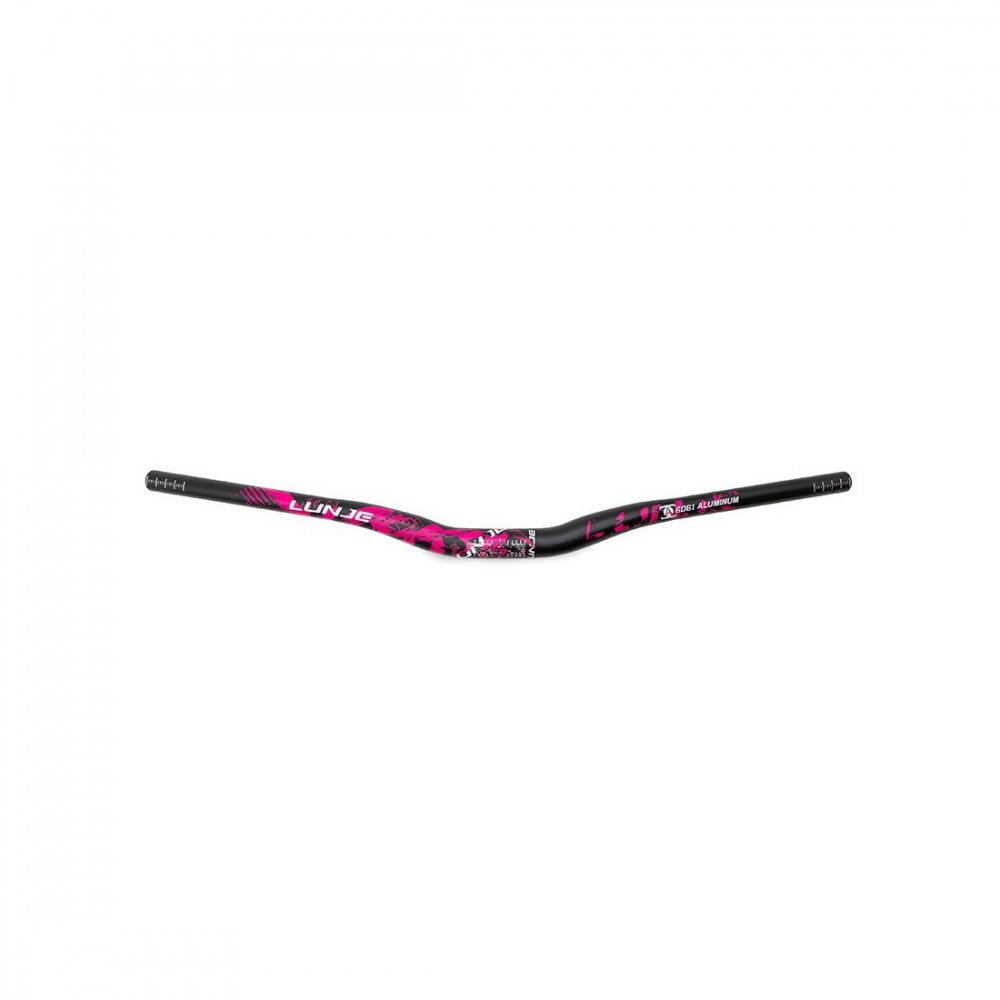 Ghidon 720mm cu rise 25mm negru/roz [5]