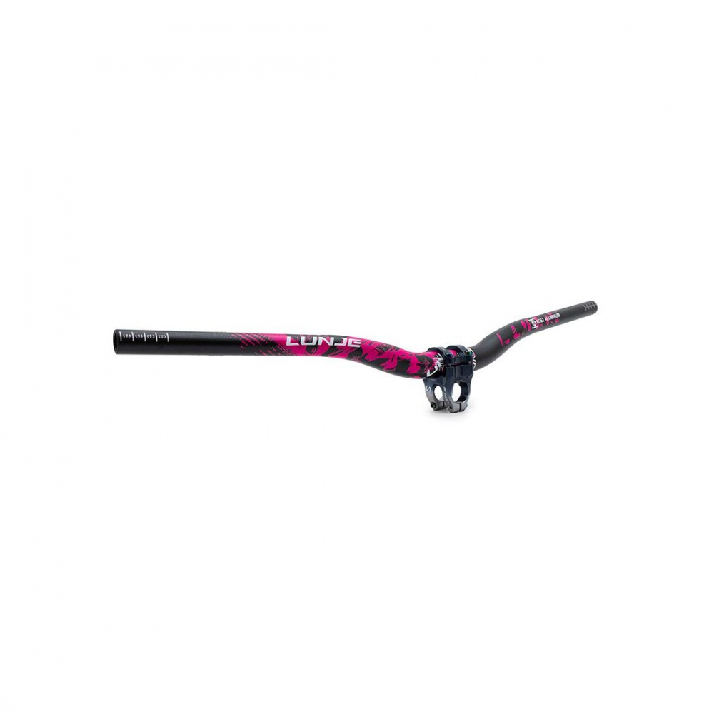 Ghidon 720mm cu rise 25mm negru/roz [4]