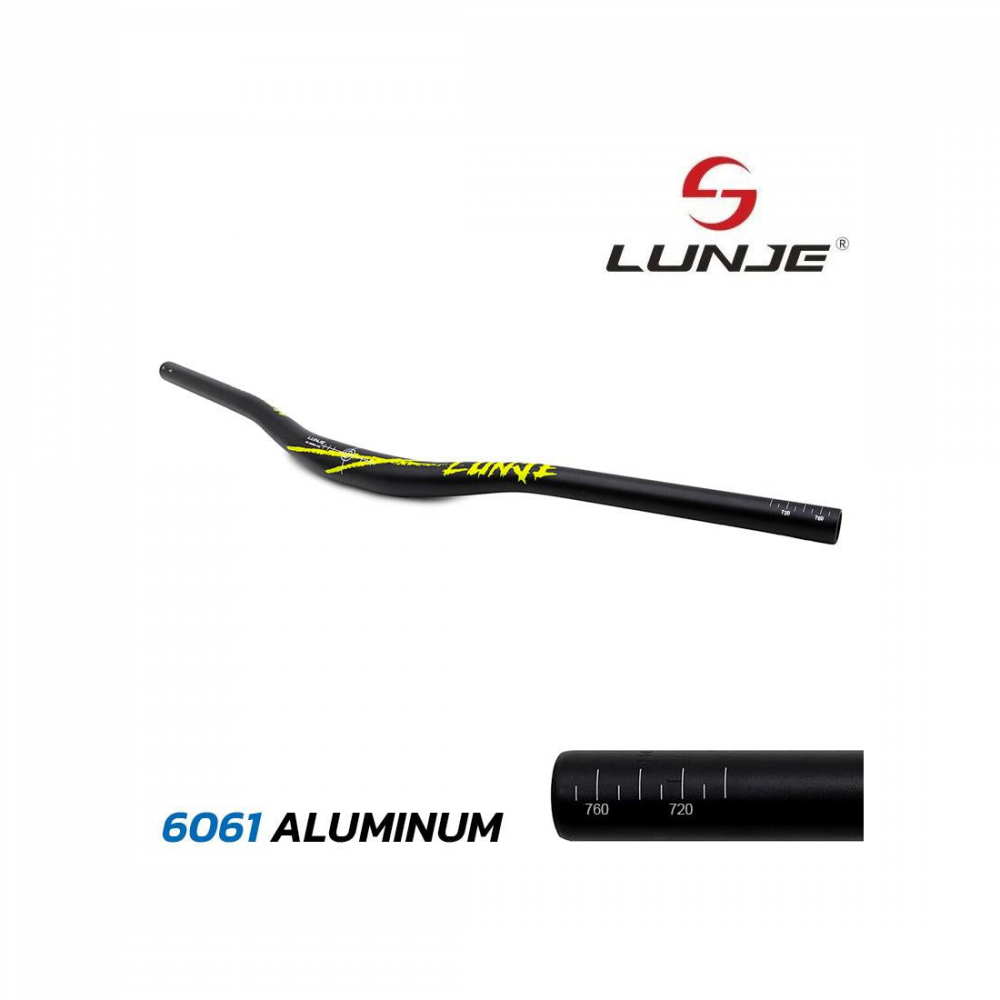 Ghidon 780mm cu rise 25mm negru-verde [1]
