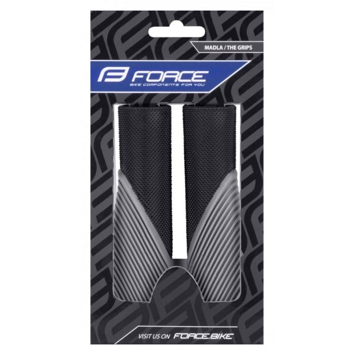 Gripuri Force Bow shaped, negru/gri [2]