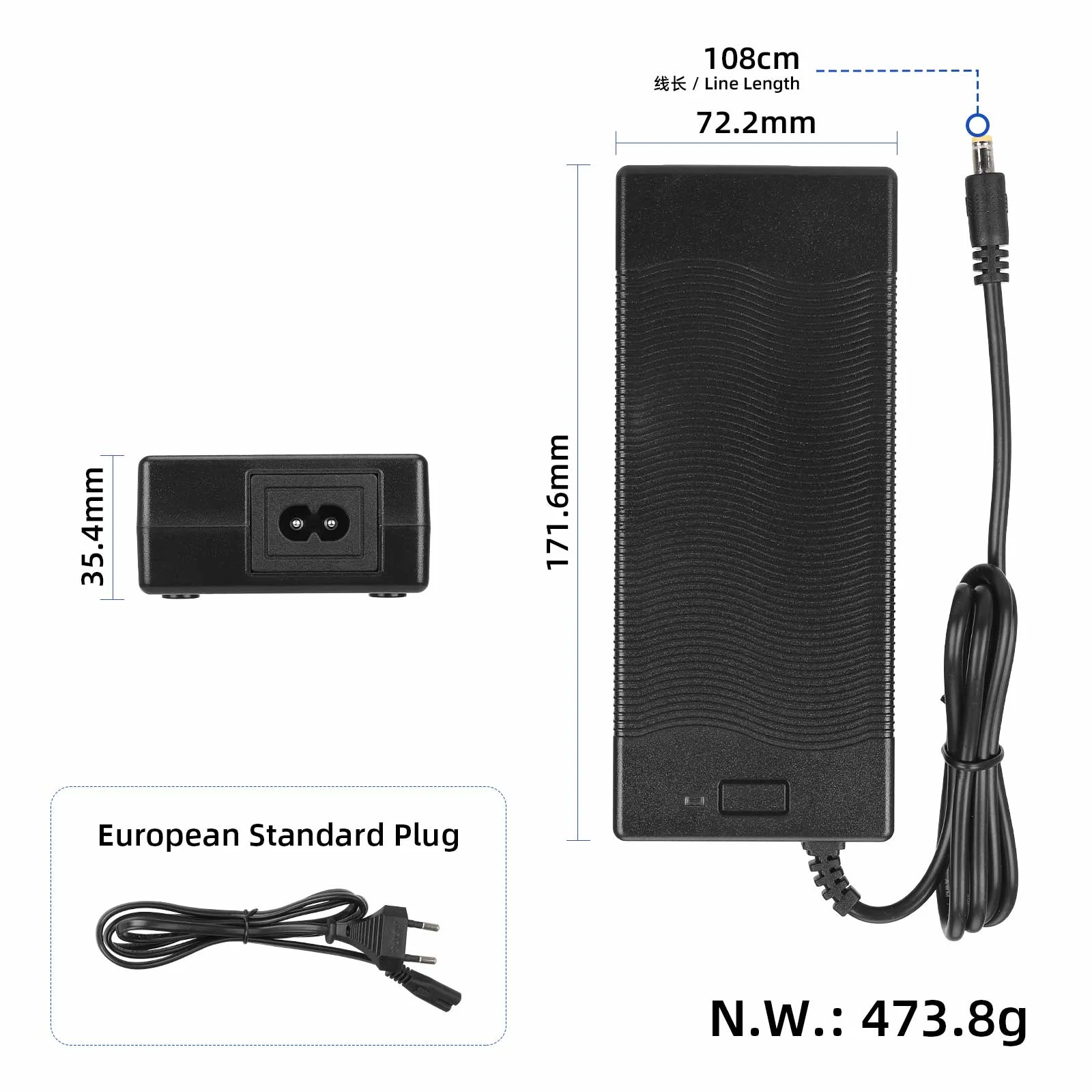 Incarcator Original Trotineta electrica KuKirin G2 2025, 54.6V 2.0A [4]