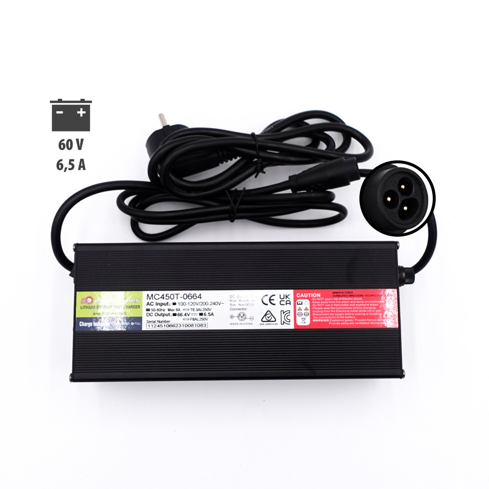Incarcator trotineta electrica Dualtron 60V 6.5A LP-16 fast charger [1]